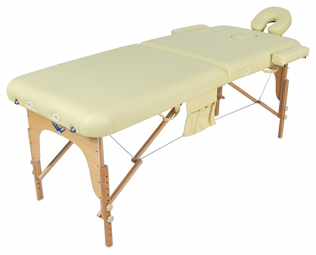 Массажный стол складной деревянный 2-х секционный (МСТ-003Л)