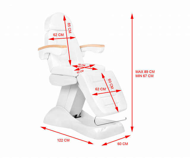 Косметологическое кресло MK44, четырехмоторное