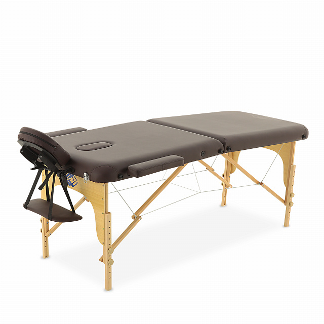 Массажный стол складной деревянный 2-х секционный (МСТ-003Л)